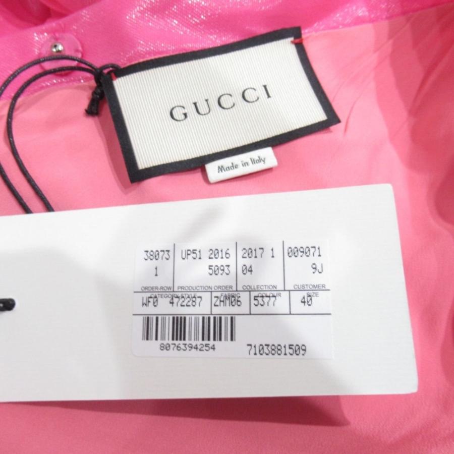 GUCCI（グッチ） 美品 17SS GUCCI シルク パフスリーブ チュール