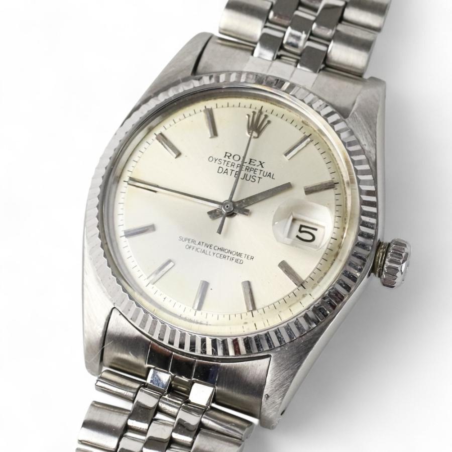 【最終】ロレックス デイトジャスト 1601 ジュビリー 正規店でOH済 ロレックス デイトジャスト Ref.1601 バックリーダイヤル 1977年