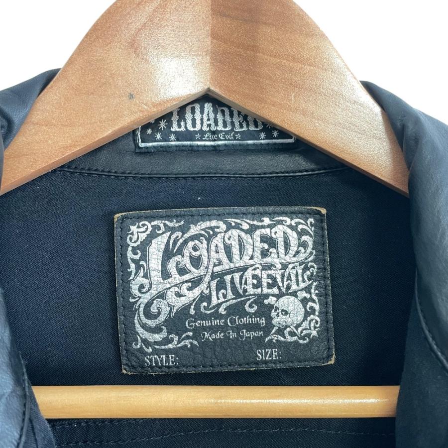 LOADED 良品 ローデッド レザーコンビ トラッカージャケット ブルゾン 