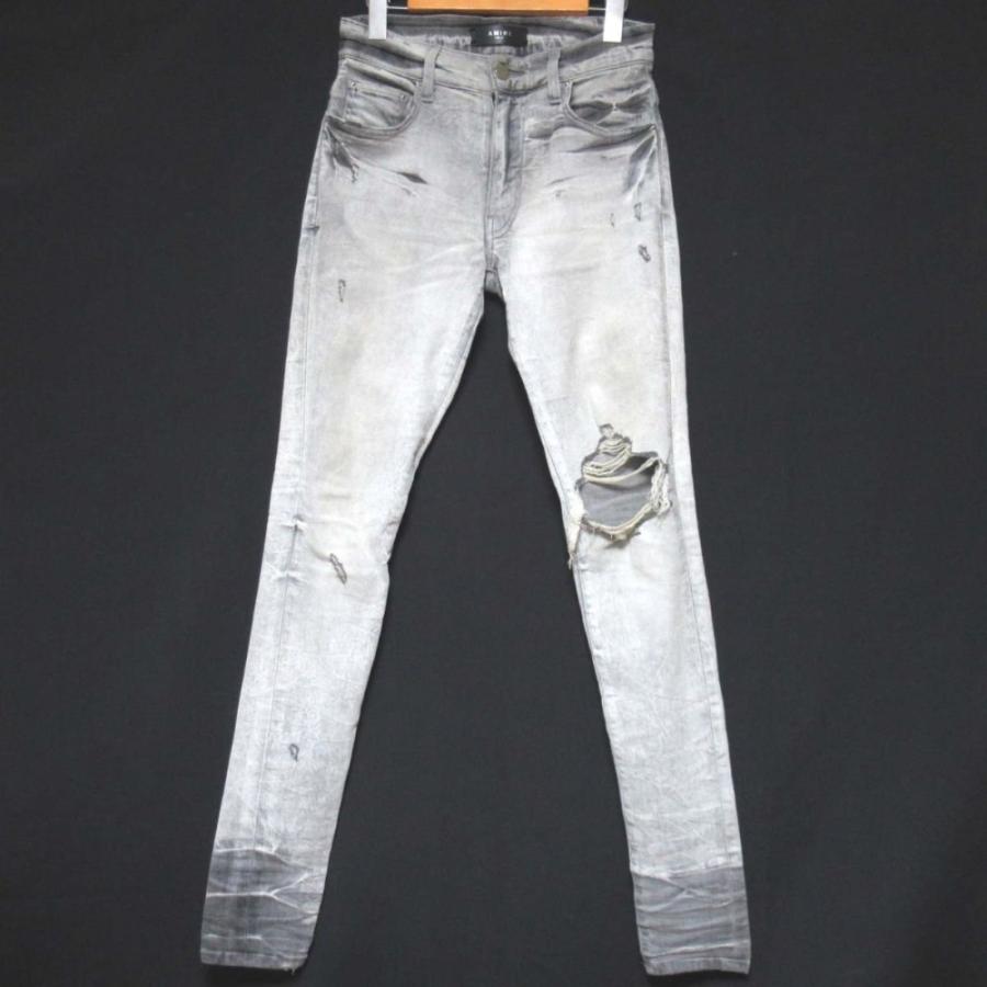 AMIRI（アミリ） 美品 クラッシュ加工 ヴィンテージ加工 ストレッチ