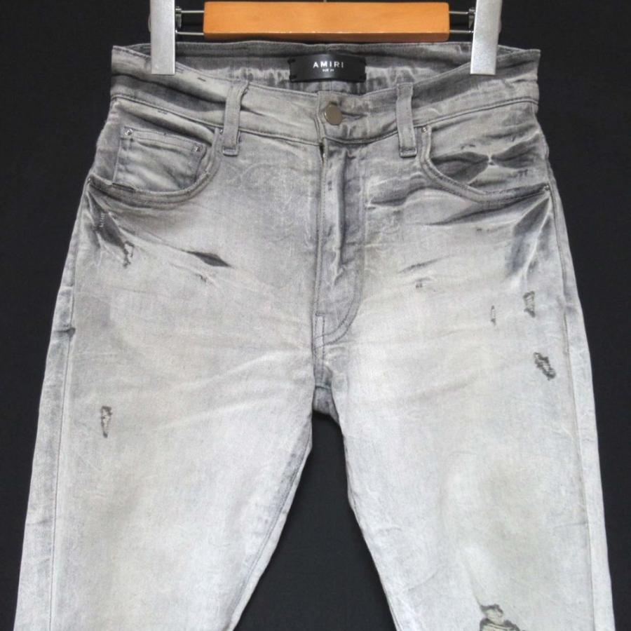 AMIRI（アミリ） 美品 クラッシュ加工 ヴィンテージ加工 ストレッチ