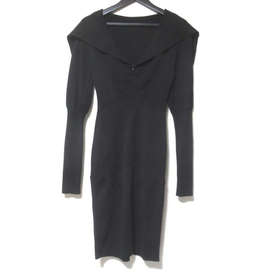 ALAIA（アライア） 美品 ヴィンテージ ひざ丈 セーラーカラー ビッグ