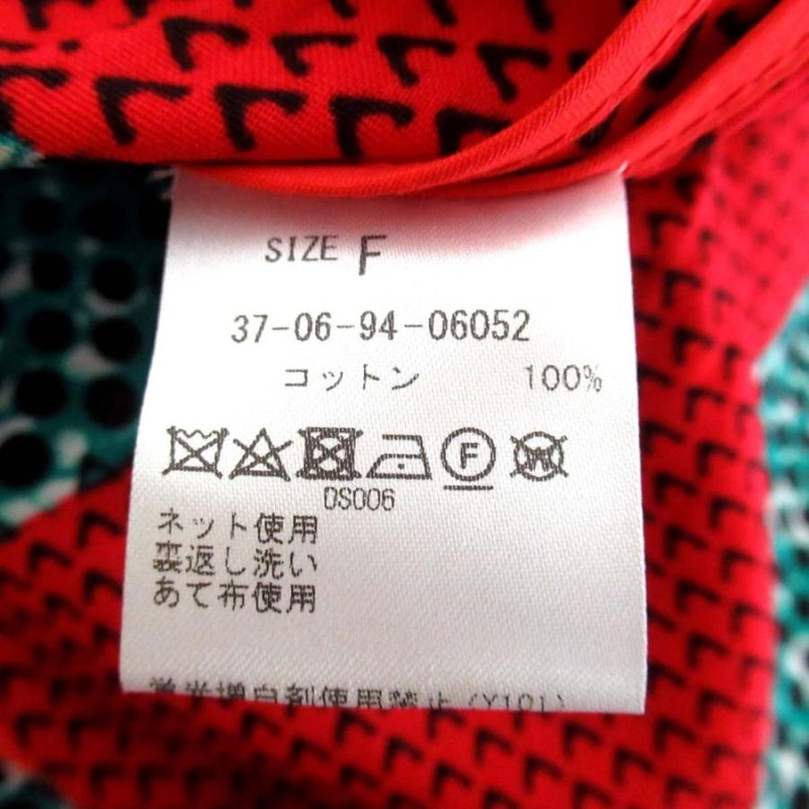 odile jacobs ◎ 総柄ワンピース 美品 ODILE JACOBS オディールジェイコブス 総柄 ロング丈 ミモレ丈