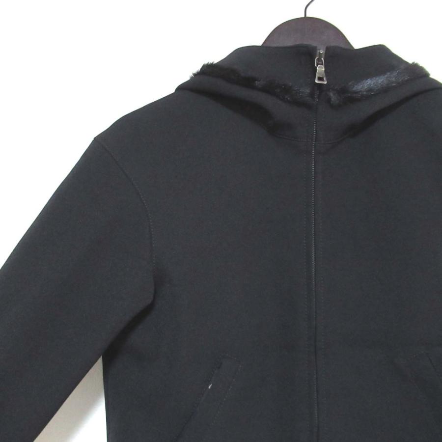 美品 PRADA SPORT プラダスポーツ ナイロン ゴートファートリム ジップ 
