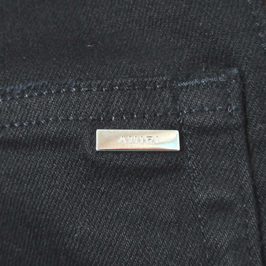 AMIRI（アミリ） 美品 レオパード柄 ハラコ 切り替え クラッシュ加工