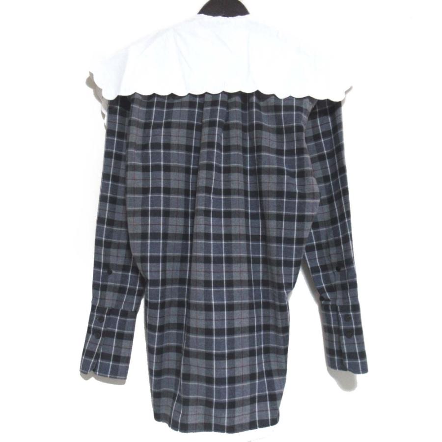 【美品】  PATOU / パトゥ | ギャザー ボリューム オーバー トップス ブラウス | 34 | ブラック | レディース アウトレット】【ラスト1点】Patou パトゥ ブラウス/GG LONG SLEEVES