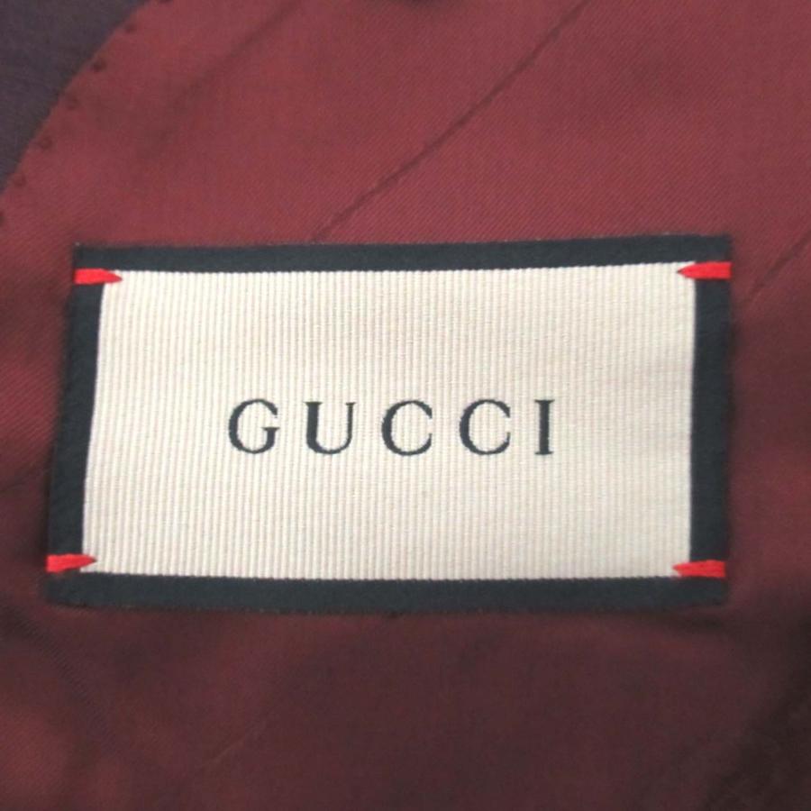 GUCCI 美品 グッチ モヘヤウール シングル テーラードジャケット