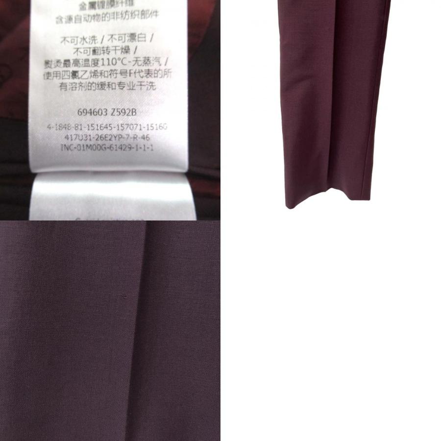 【GUCCI】モヘヤ/ウール混 スーツ セットアップ ワインレッド 44R GUCCI】モヘヤ/ウール混 スーツ セットアップ ワインレッド 44R
