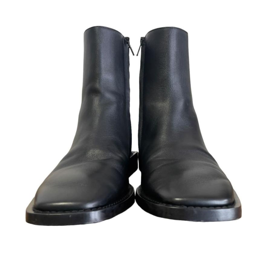 BALENCIAGA 未使用 バレンシアガ BBロゴ レザー サイドジップ