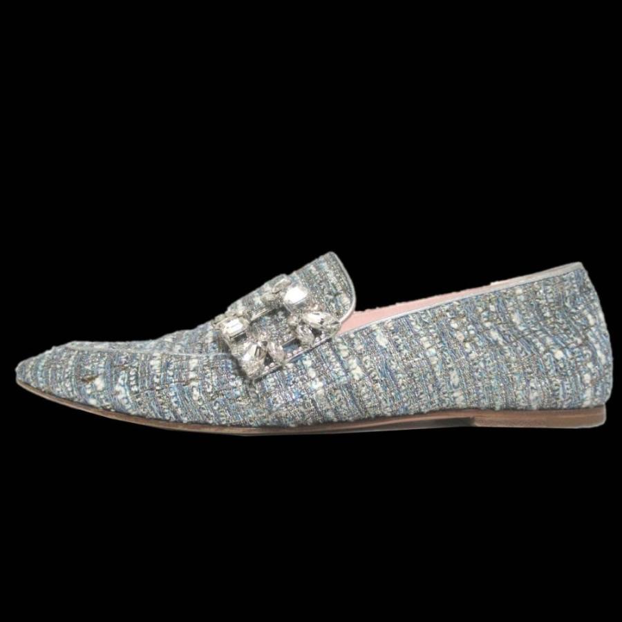 roger vivier ロジェヴィヴィエ　ビジュー　ローファー　スリッポン　靴 Roger Vivier（ロジェヴィヴィエ） 美品 MOCASSINO RV BROCHE ビジュー