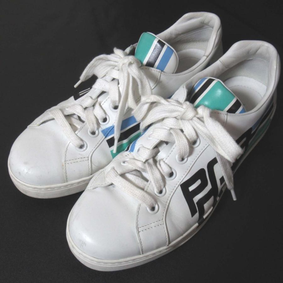 PRADA（プラダ） 美品 ローカット レザー スニーカー シューズ 4E3409 