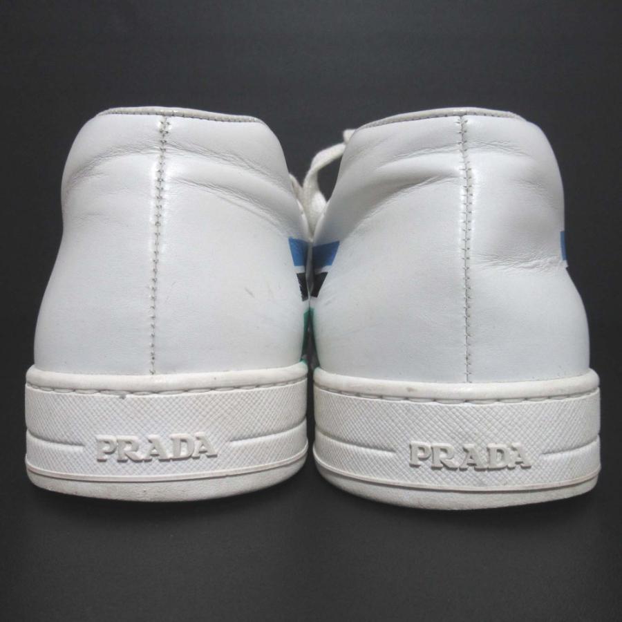 PRADA（プラダ） 美品 ローカット レザー スニーカー シューズ 4E3409 