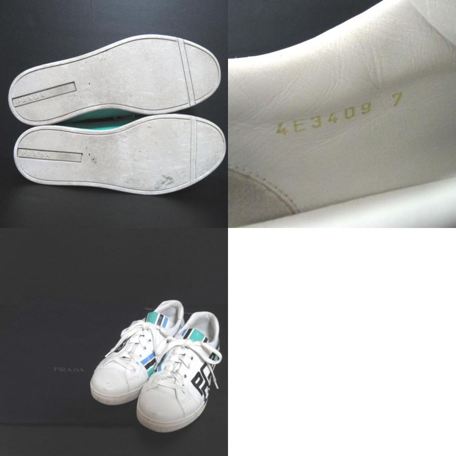 PRADA（プラダ） 美品 ローカット レザー スニーカー シューズ 4E3409 