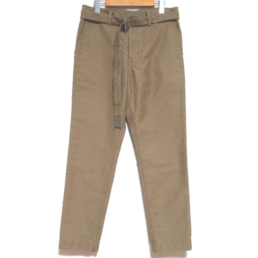 sacai（サカイ） 美品 2024年モデル コットン ベルテッド テーパード