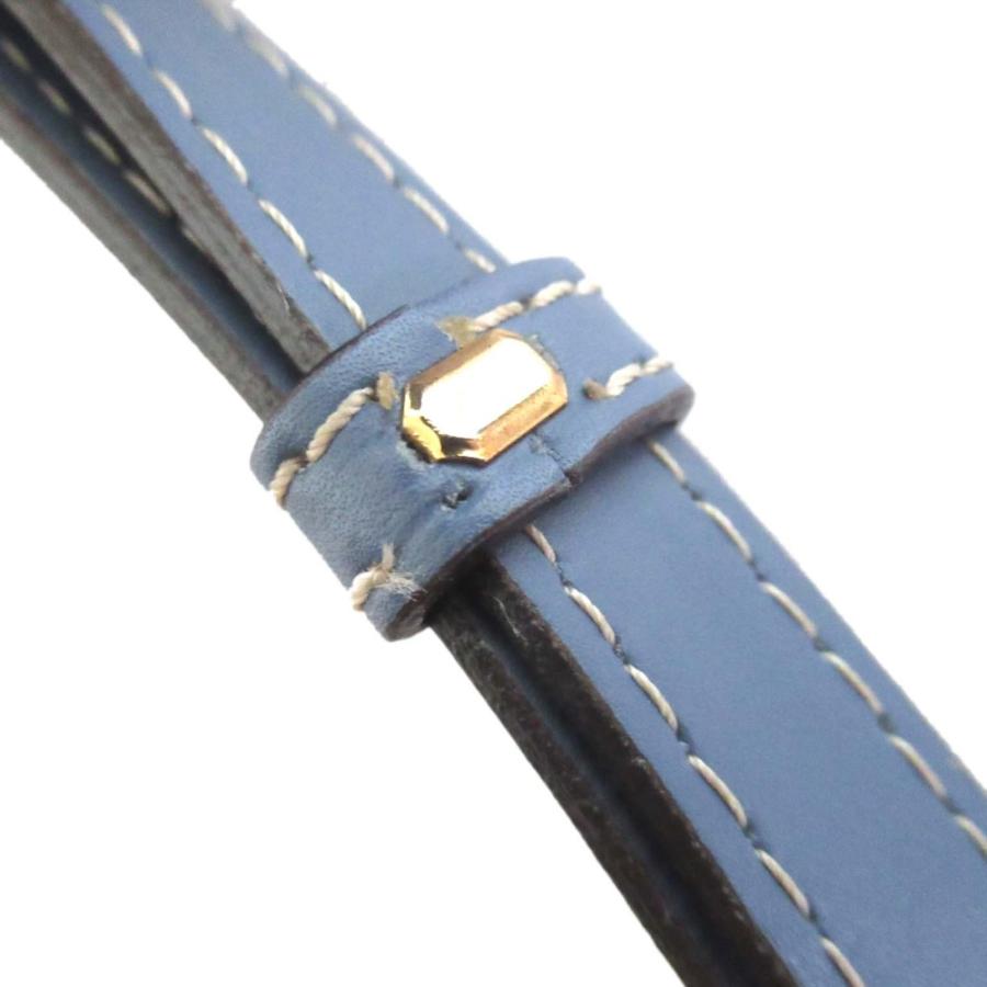 良品 IACUCCI イアクッチ MARGHERITA マルゲリータミニ 2way スムースレザー トートバッグ ハンドバッグ ショルダーバッグ ブルー レディース 古着 中古 USED IACUCCI（イアクッチ） 良品 MARGHERITA マルゲリータミニ 2way