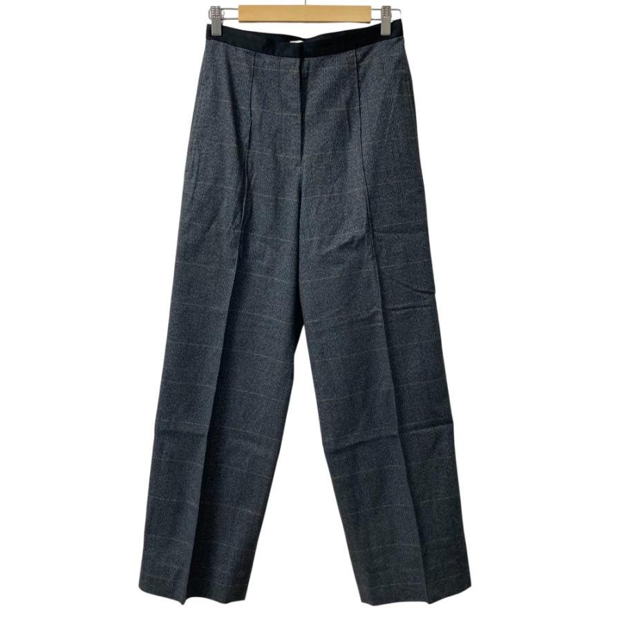 美品 CINOH チノ 宮崎桃代 コラボ グレンチェック ワイドパンツ