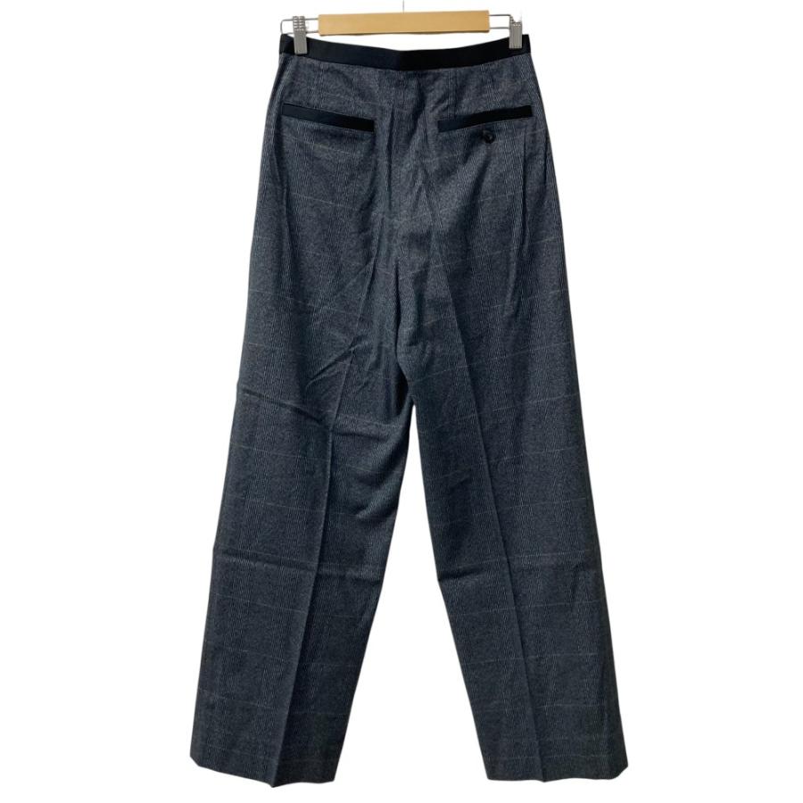 美品 CINOH チノ 宮崎桃代 コラボ グレンチェック ワイドパンツ