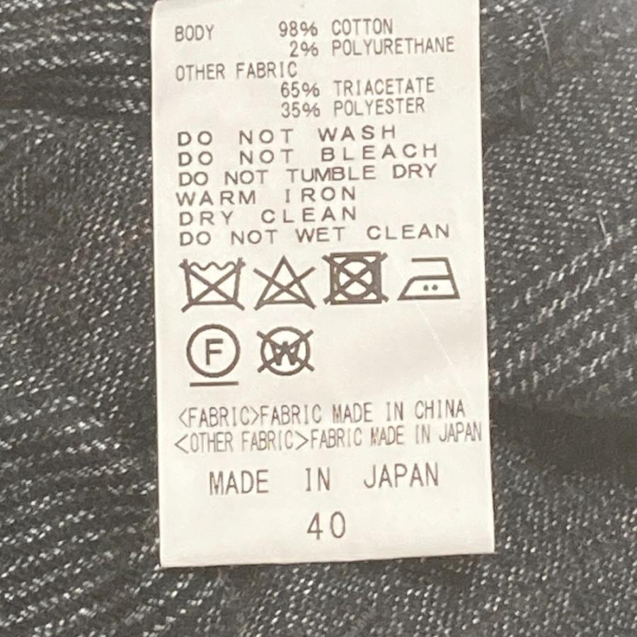 美品 CINOH チノ 宮崎桃代 コラボ グレンチェック ワイドパンツ