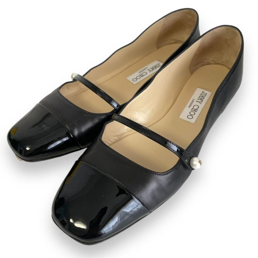JIMMY CHOO（ジミーチュウ） 美品 ELISA 2023年製 レザー メリー