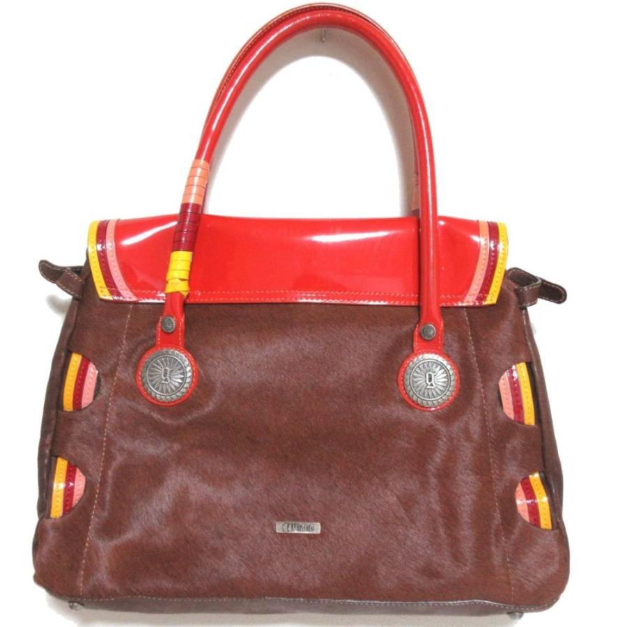 John Galliano（ジョンガリアーノ） 美品 galliano ハラコ×パテント 