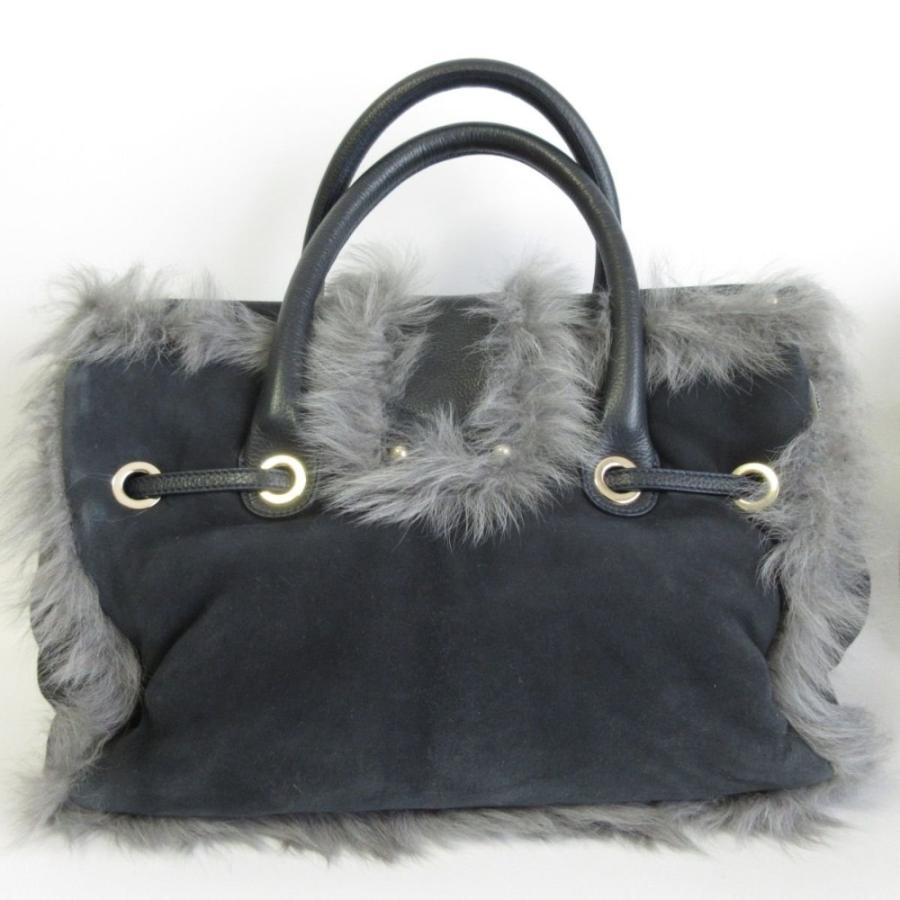 JIMMY CHOO（ジミーチュウ） 美品 ロザリー ムートン×カーフ 2way 