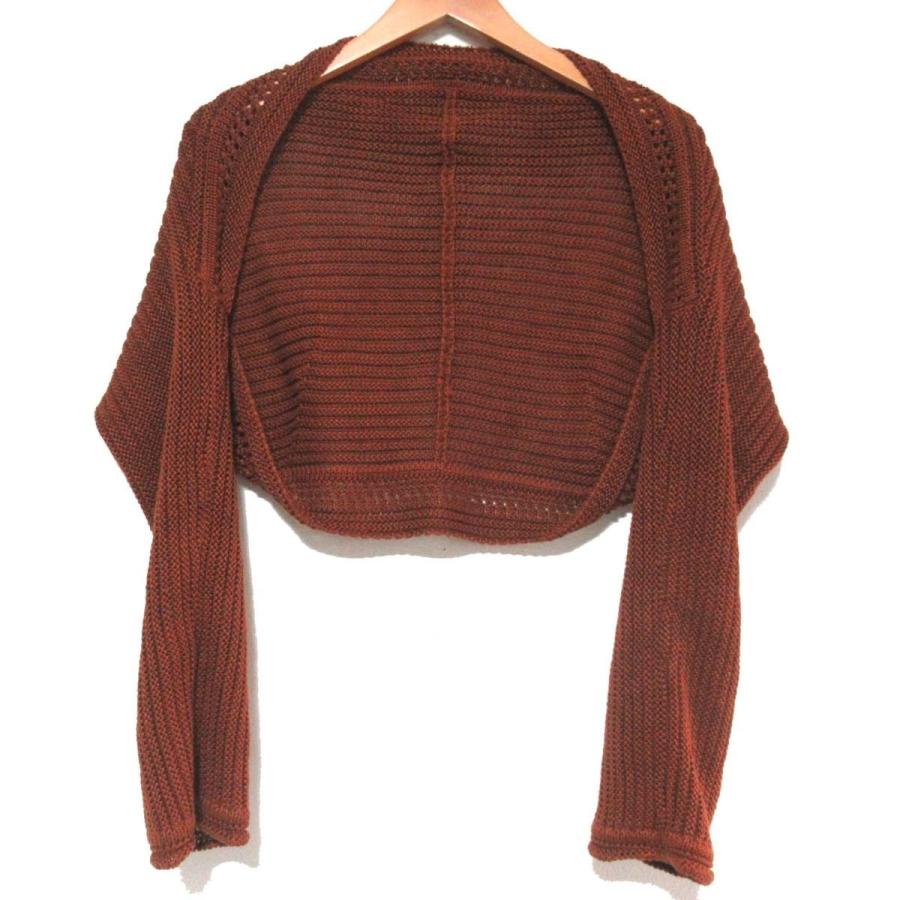 FOXEY フォクシー Vacation Bolero リネンニット ボレロカーディガン 40834-KSJ0A412H ベージュ F FOXEY（フォクシー） 美品 Vacation Bolero リネン ニット ボレロ