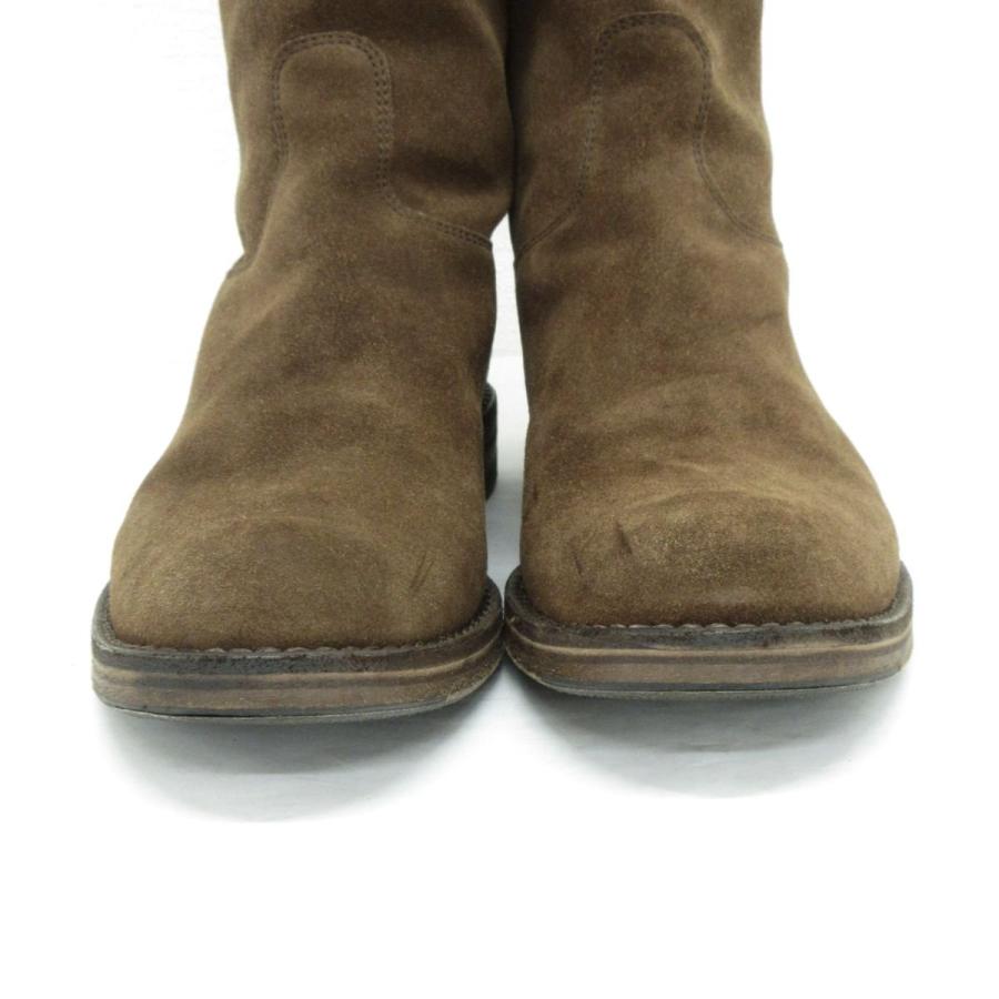 SARTORE（サルトル） 美品 スエード バックルベルト バックジップ 