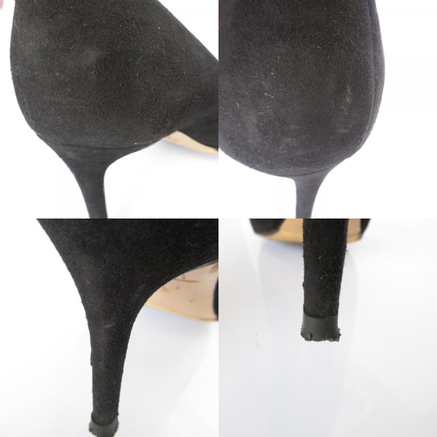 未使用】フェラガモ ポインテッドトウ パンプス 6C 23.5cm ブラック