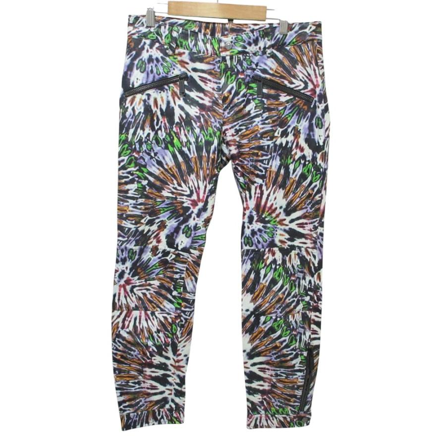 DSQUARED2 美品 Dsquared2 ディースクエアード ネオン総柄タイダイ染め  