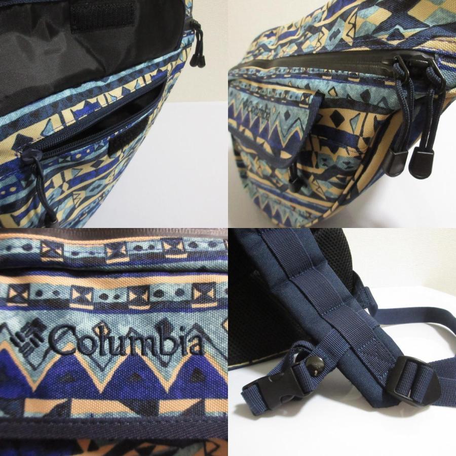Columbia（コロンビア） 美品 ネイティブ柄 ショルダーバッグ ブルー 