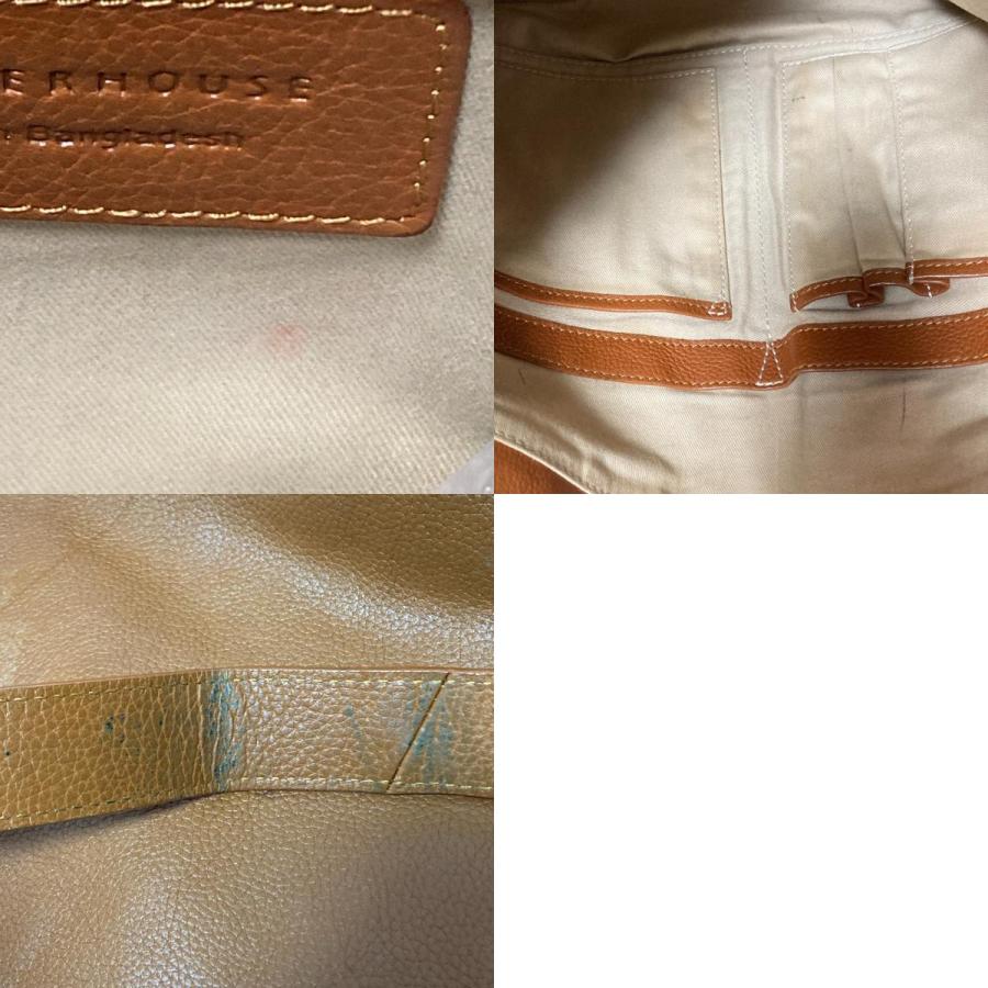 良品 MOTHERHOUSE マザーハウス レザーショルダーバッグ ブラウン