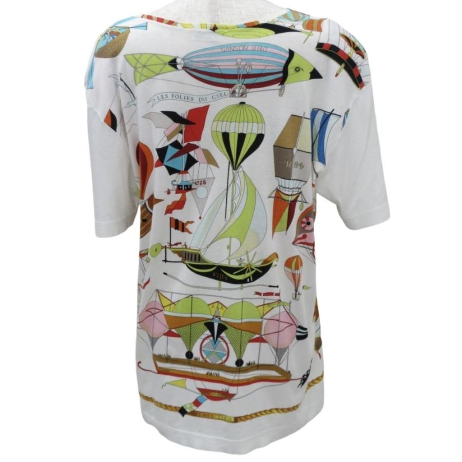 HERMES（エルメス） 美品 LES FOLIES DU CIEL 大空の狂気 半袖 Tシャツ 