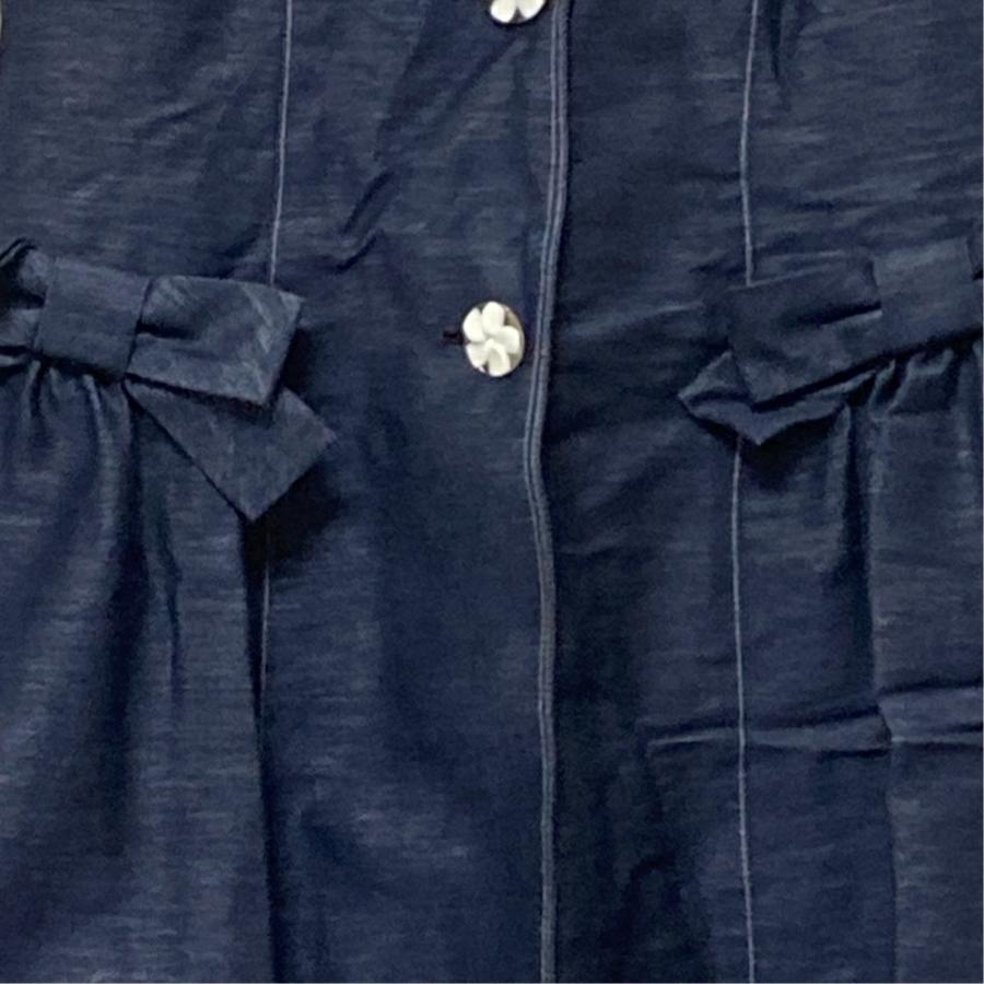 M'S GRACY（エムズグレイシー） 美品 リボン ショートスリーブ ひざ丈