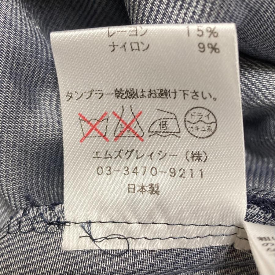 M'S GRACY（エムズグレイシー） 美品 リボン ショートスリーブ ひざ丈