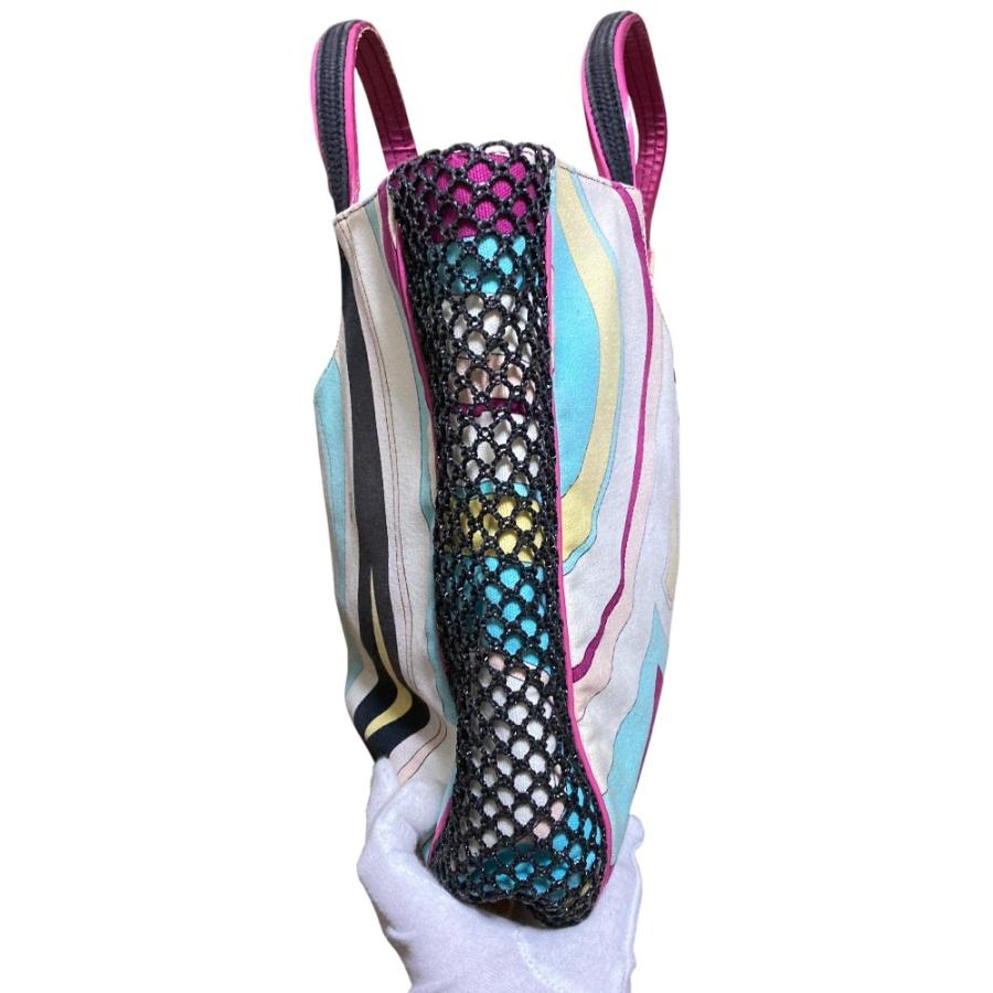 EMILIO PUCCI（エミリオプッチ） 良品 サイドネットキャンバストート