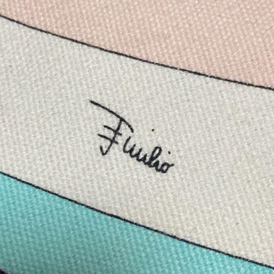 EMILIO PUCCI（エミリオプッチ） 良品 サイドネットキャンバストート