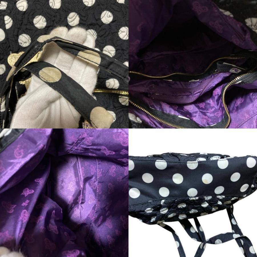 ANNA SUI（アナスイ） キルティング バタフライ＆水玉 2wayトート