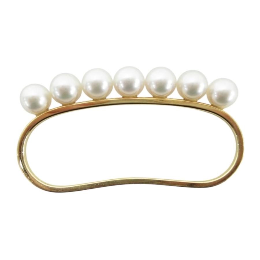 TASAKI（タサキ） 美品 田崎 7パール 7mm 3連バランスリング バランス