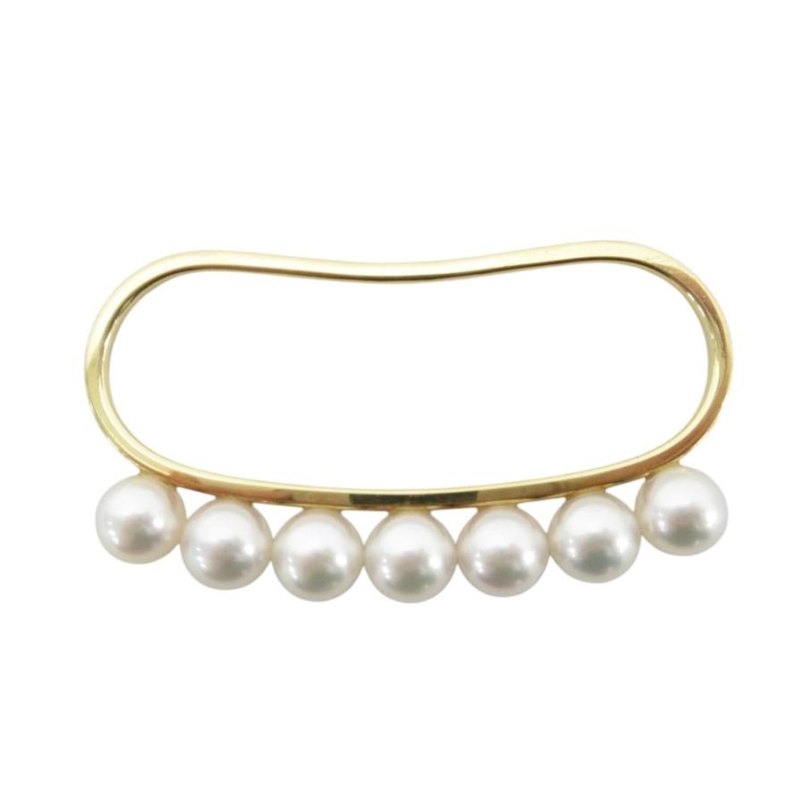 TASAKI（タサキ） 美品 田崎 7パール 7mm 3連バランスリング バランス