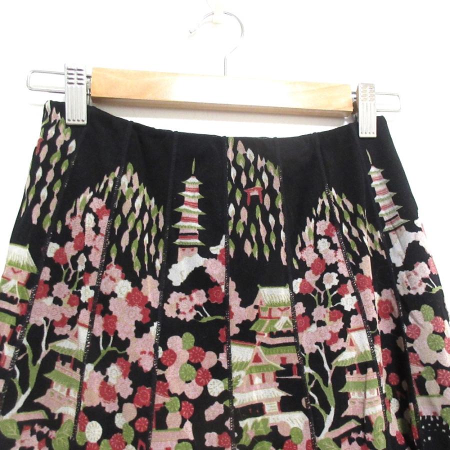 VIVIENNE TAM（ヴィヴィアンタム） 美品 パワーネット 和柄 短冊 花柄