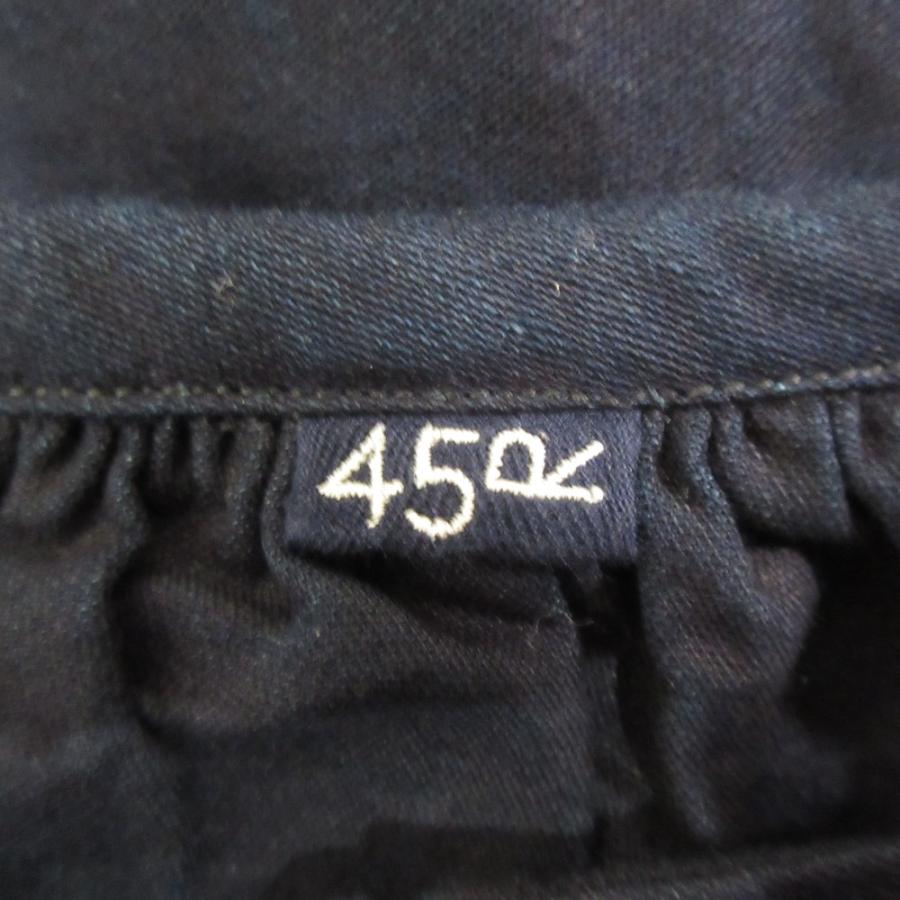 美品 45R フォーティーファイブアール サテンの聖夜ブラウス 七