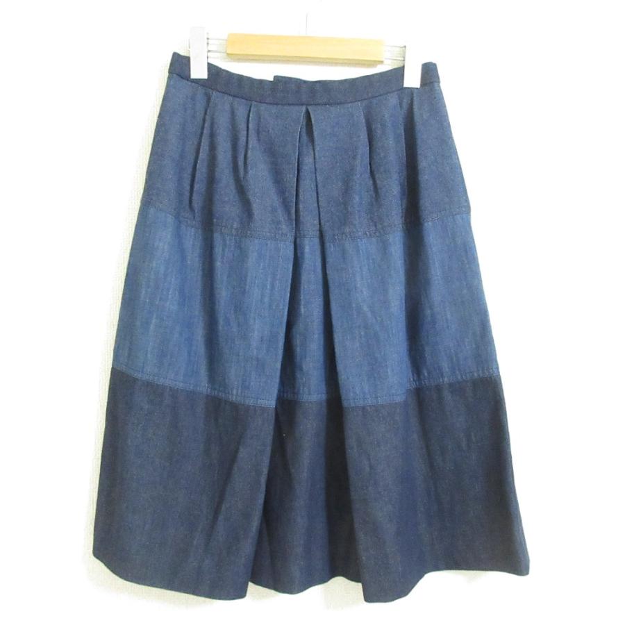 トリイユキ　スカート YUKI TORII（ユキ トリヰ） 美品 ユキトリイ 配色 パネル 切替