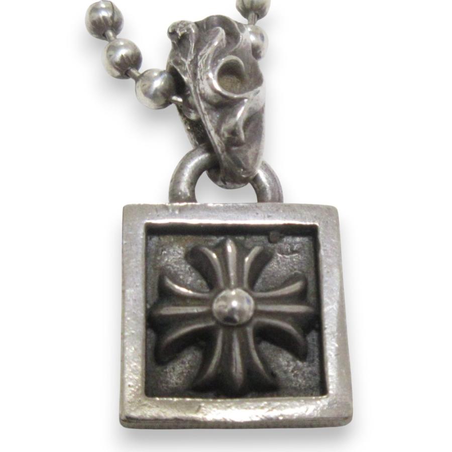 CHROME HEARTS　クロムハーツ　SV925　銀無垢　本物 CHROME HEARTS（クロムハーツ） 美品 フレームド CHプラス SV925