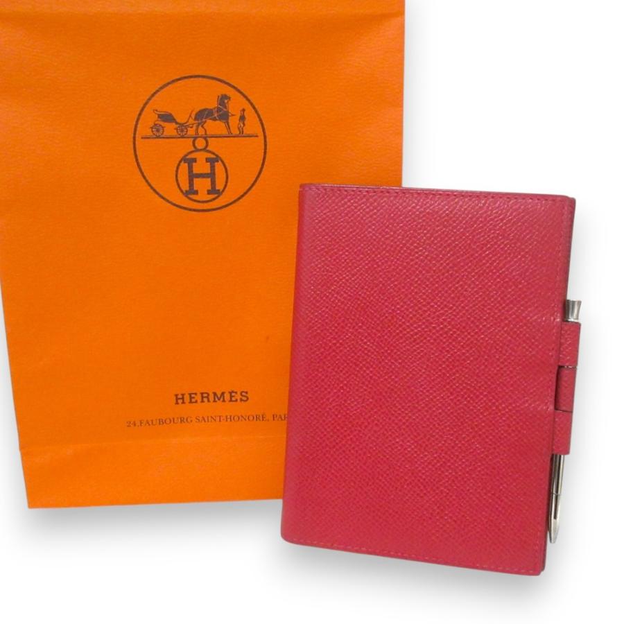 HERMES 美品 エルメス アジェンダPM クシュベル レザー 手帳