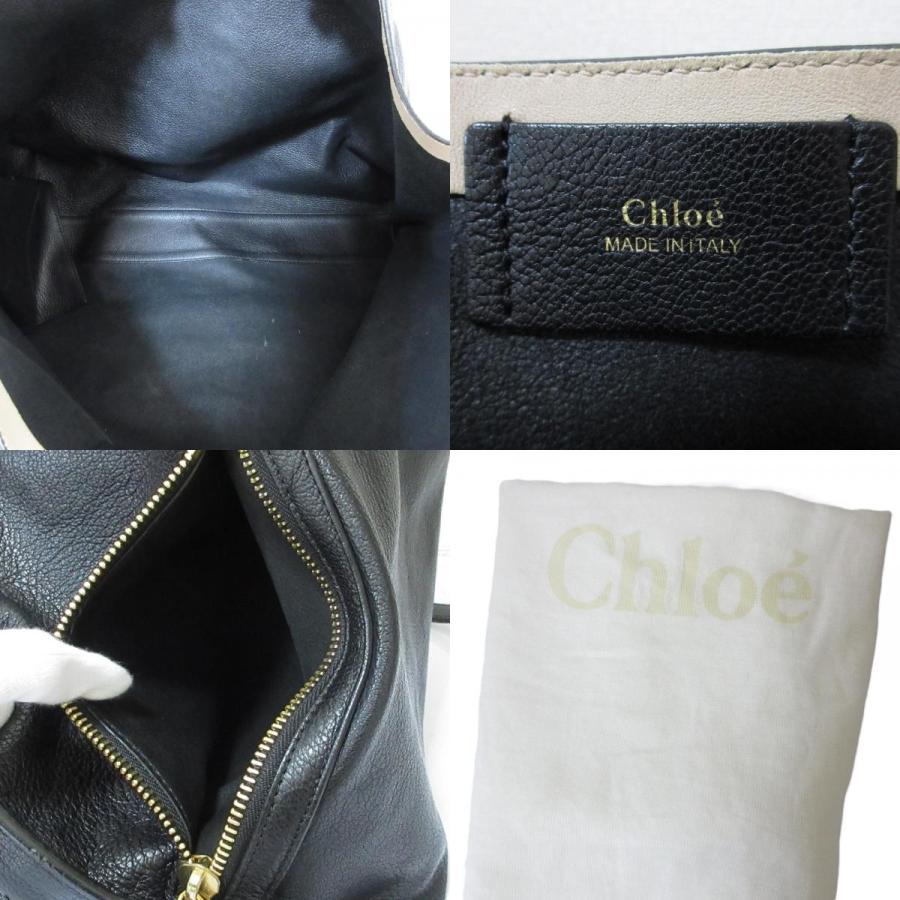 Chloe（クロエ） 良品 ディラン ソフトレザー トートバック ブラック