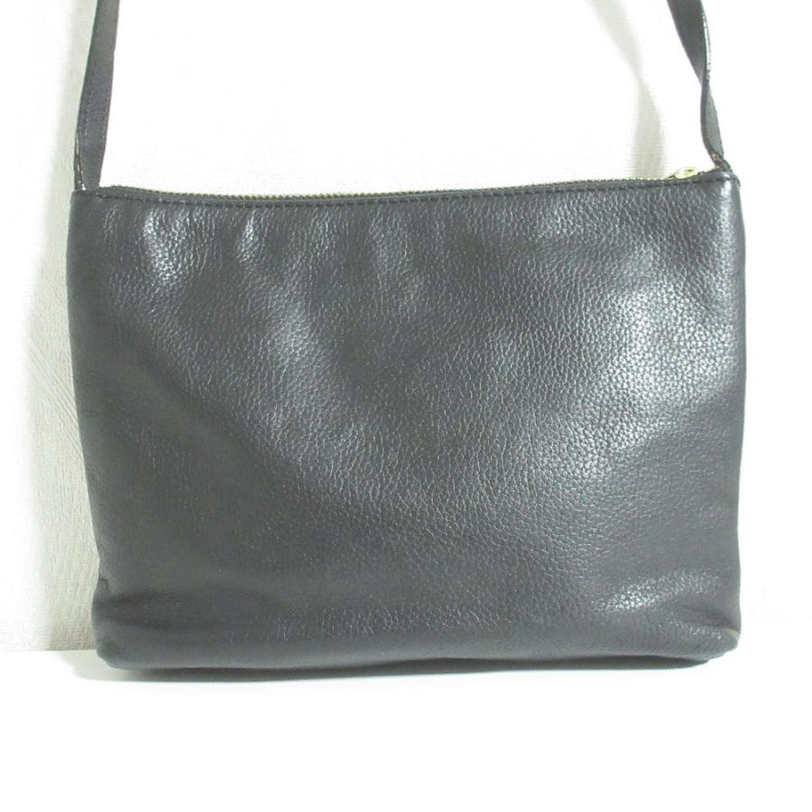 MODALU（モダルー） 美品 モダール レザー ショルダーバッグ ブラック 