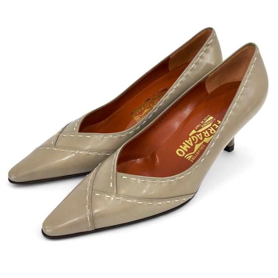 未使用 Salvatore Ferragamo サルヴァトーレフェラガモ ステッチ  