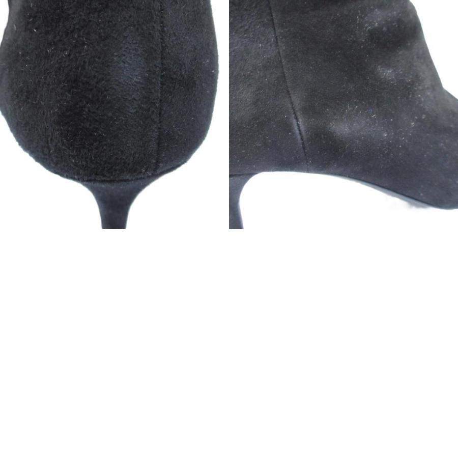 HERMES 美品 エルメス ブランシュ クリスタルHバックル スエード