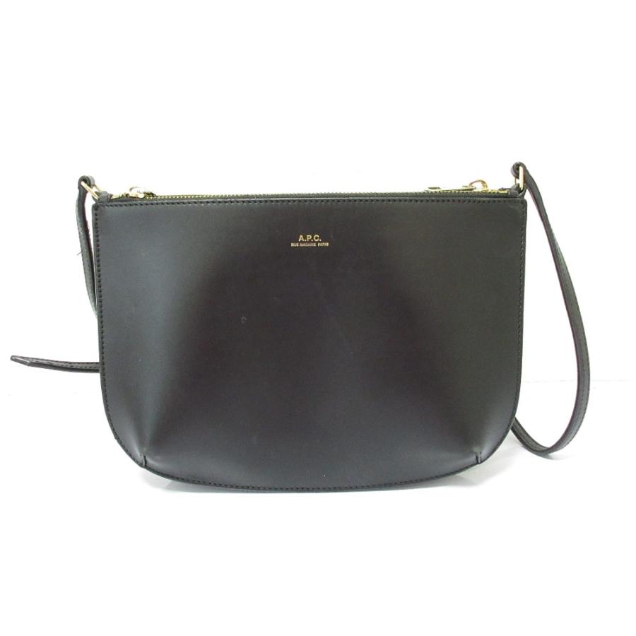 A.P.C.（アーペーセー） 良品 SARAH レザー ミニ ショルダーバッグ 