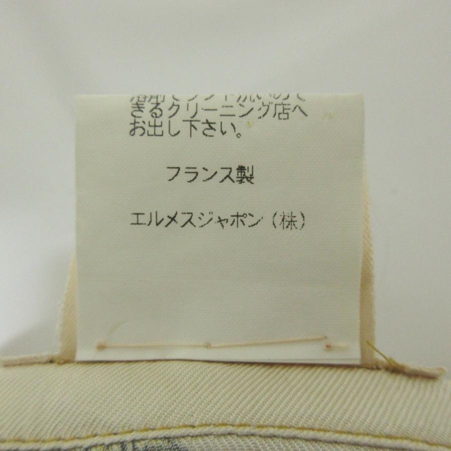 HERMES 美品 クリーニング済 エルメス clic clac カレ シルク100